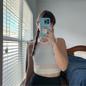 Mesh white Nike tank